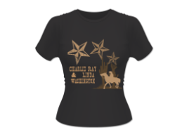 T-Shirt, Charlie Ray, Linda Washington